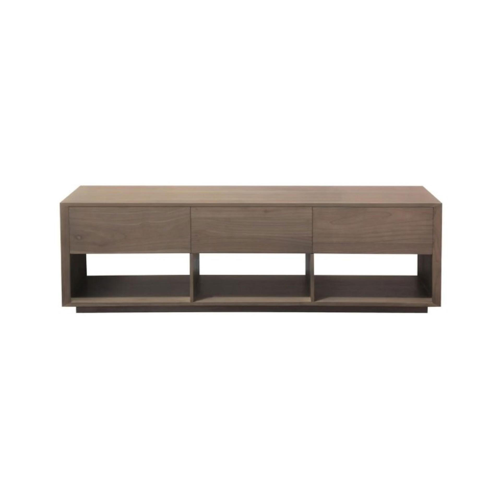 CARDEW SOLID WHITE CEDAR TIMBER 3 DRAWERS 180CM TV UNIT IN LATTE - MyChocolateWood