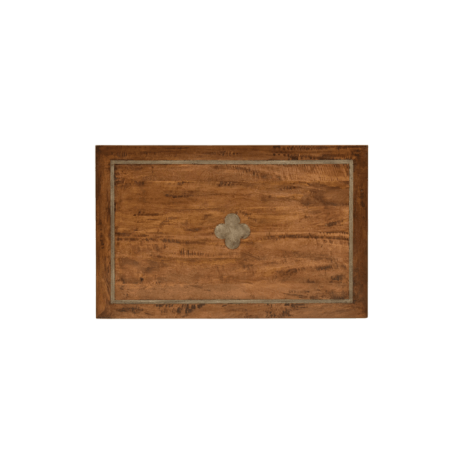 Clover Inlay Table Top 1100 X 700 - MyChocolateWood