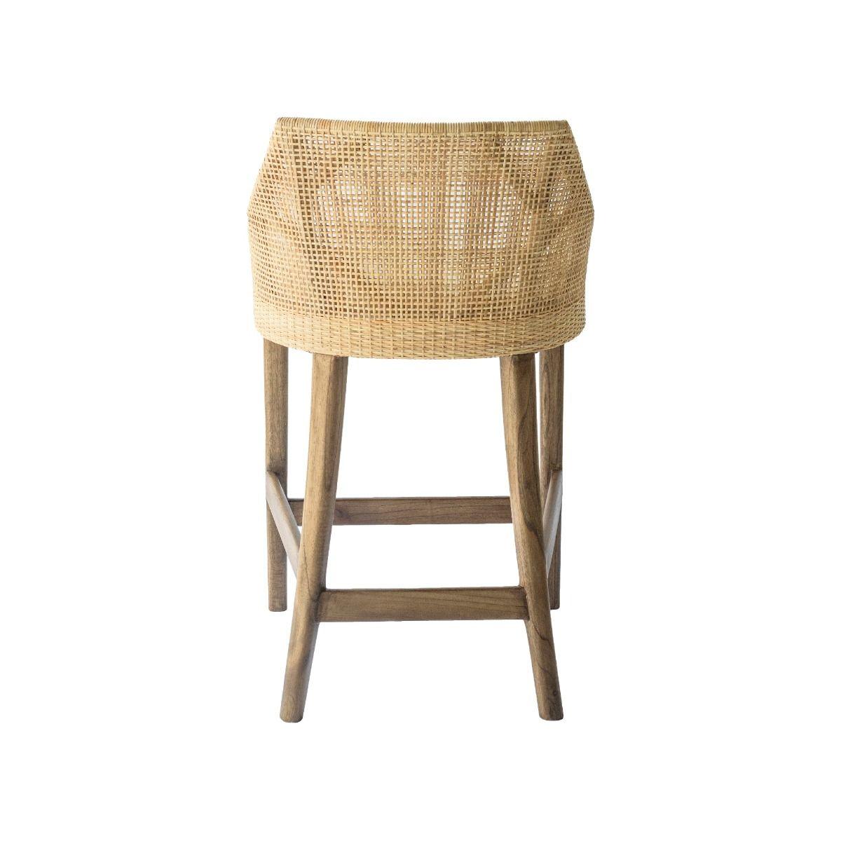 JENALLI HAMPTONS RATTAN COUNTER STOOL IN NATURAL - MyChocolateWood