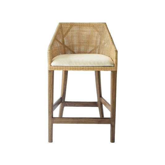 JENALLI HAMPTONS RATTAN COUNTER STOOL IN NATURAL - MyChocolateWood