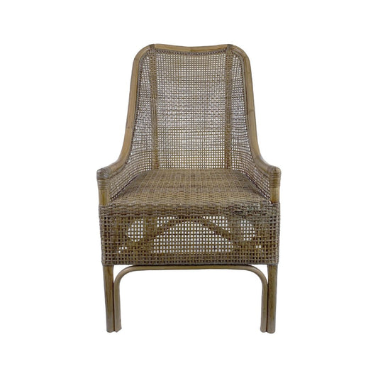 MALIBU HAMPTONS RATTAN DINING CHAIR IN MANGO TEAK - MyChocolateWood