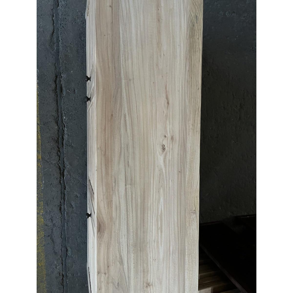 VILLA 3 DOORS LOUVRE STYLE TALL TV/ENTERTAINMENT UNIT IN RECYCLED ELM 160CM - MyChocolateWood