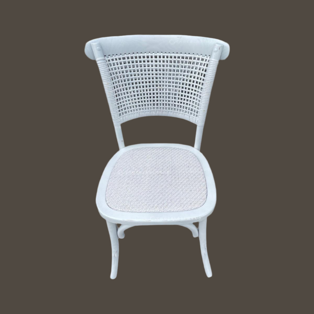 MARSEILLE RECYCLED ELM DINING CHAIR IN WHITE