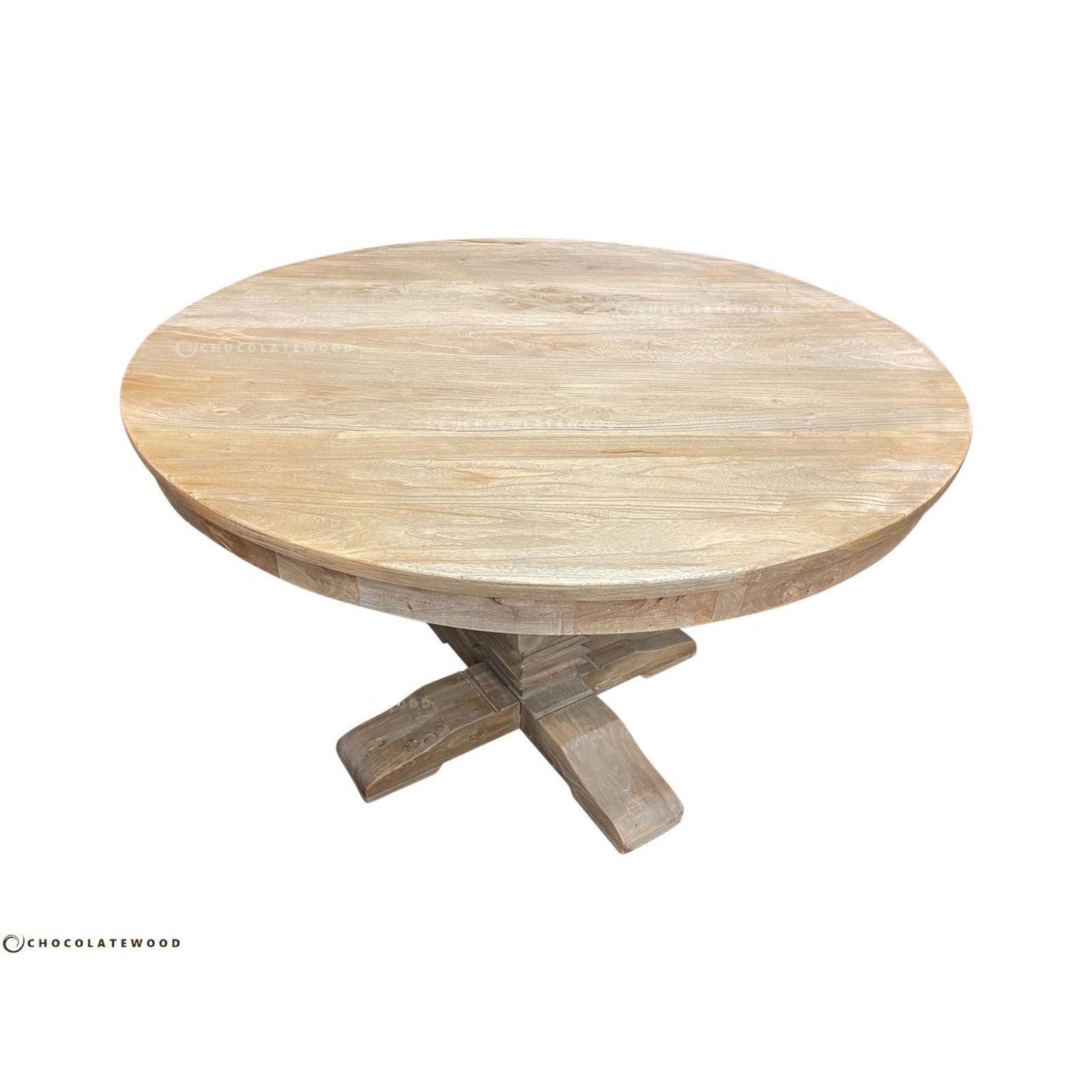 TIVOLI ROUND DINING TABLE 140CM DIAMETER +4 BERMUDA DINING CHAIRS IN BLACK