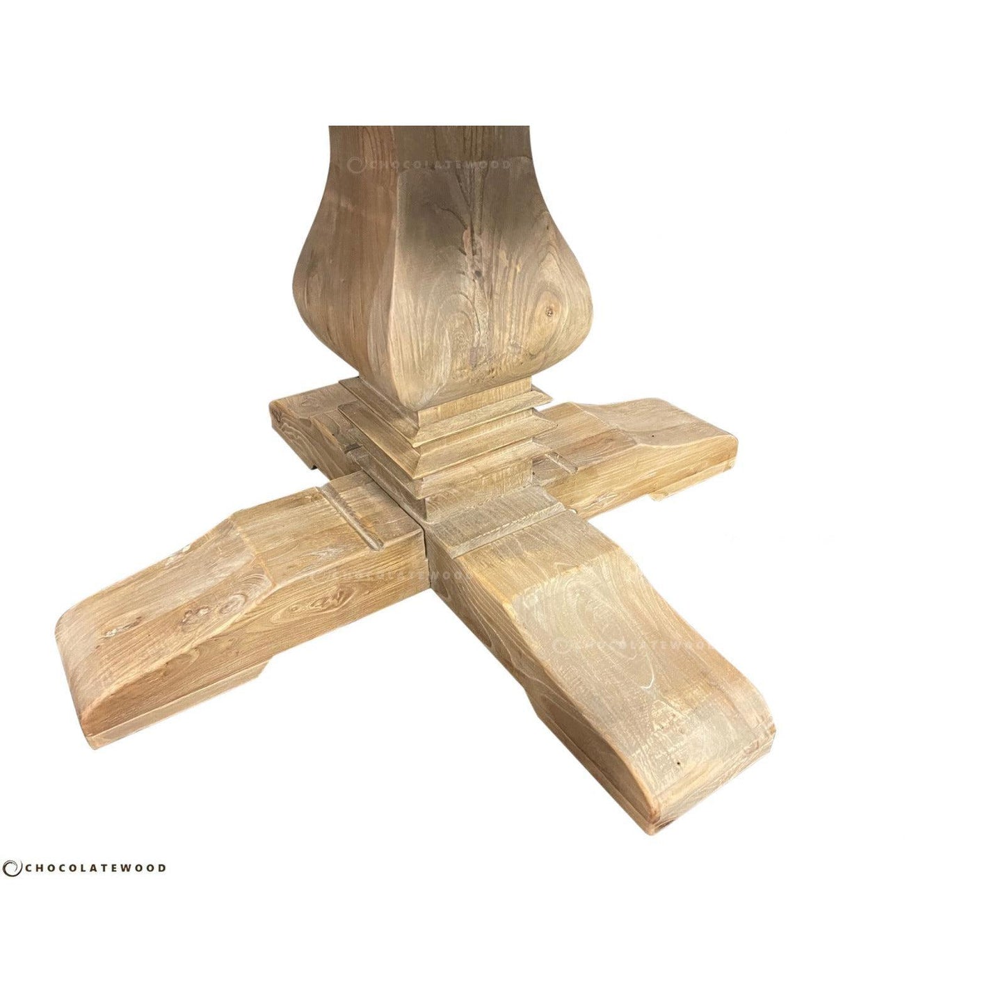 TIVOLI ROUND DINING TABLE IN RECYCLED ELM 150CM DIAMETER