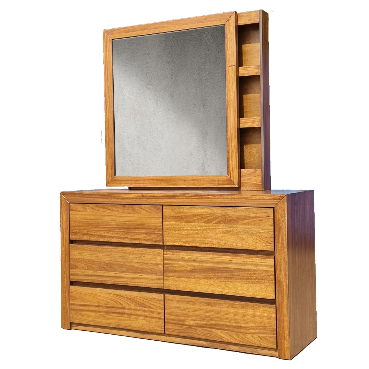 CARTAGENA 6 DRAWERS DRESSING TABLE AND MIRROR