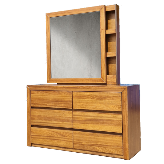 CARTAGENA 4-PIECE QUEEN BEDROOM SUITE - PEBBLE - MyChocolateWood