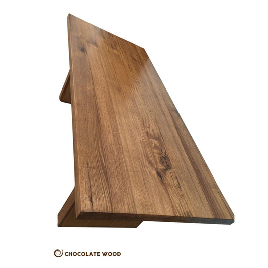 TURELLA SOLID RECYCLED TASSIE OAK DINING TABLE 240CM - MyChocolateWood