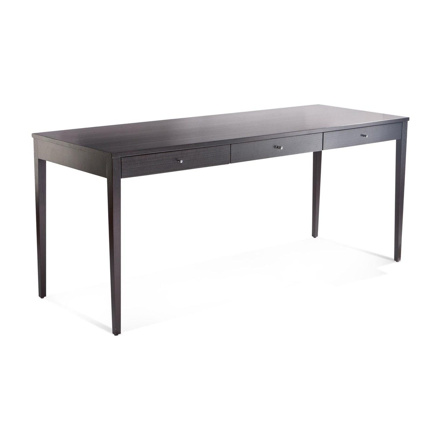 BRICE SOLID TASSIE OAK STUDY DESK WITH PENCIL STYLE DRAWERS - MyChocolateWood