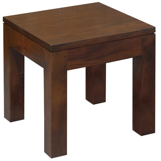TANAKA SOLID MAHOGANY LAMP TABLE IN MAHOGANY - FLOOR STOCK CLEARACNE - MyChocolateWood