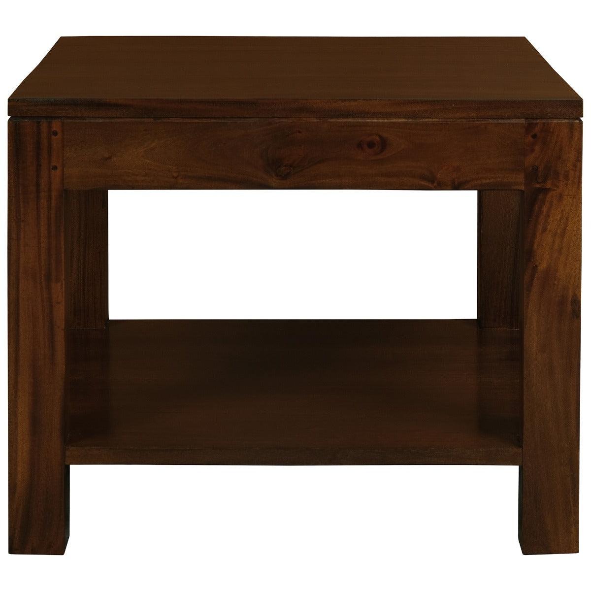 TANAKA SOLID MAHOGANY LARGE LAMP TABLE IN MAHOGANY - MyChocolateWood