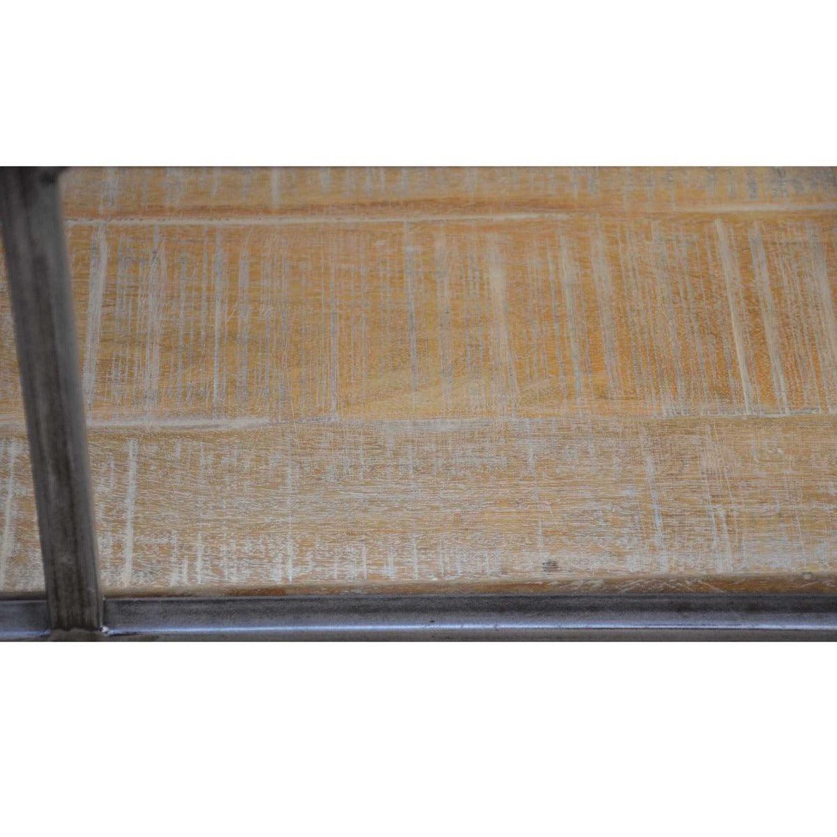 LAUREL STYLIST SLIM INDUSTRIAL BOOKCASE/DISPLAY UNIT - MyChocolateWood