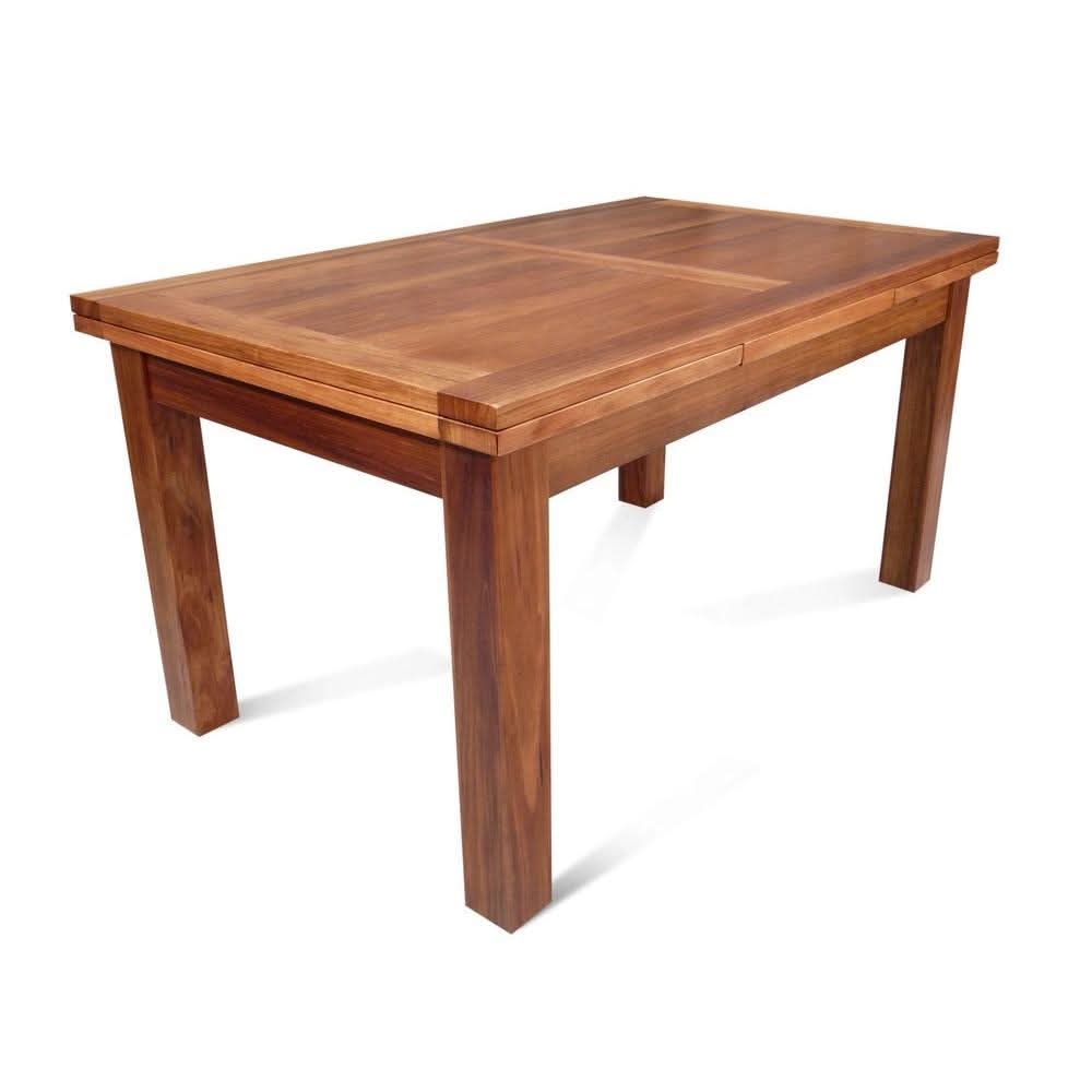 ALDO TASMANIAN BLACKWOOD SIDE EXTENSION DINING TABLE 150-250CM - MyChocolateWood