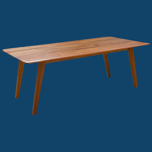 ALMA SOLID TASMANIAN BLACKWOOD DINING TABLE 240CM - MyChocolateWood
