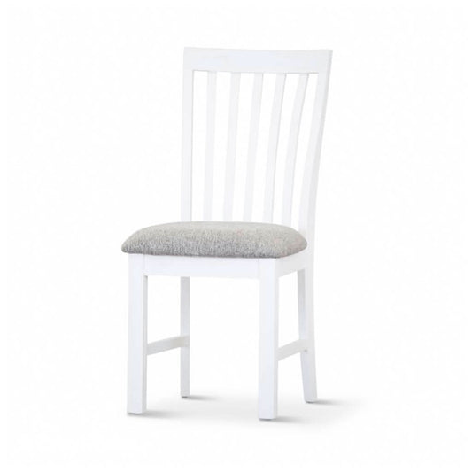 ANIKA SOLID ACACIA WOOD DINING CHAIR IN VIVID WHITE - MyChocolateWood