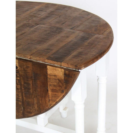 ARMIDALE ROUND GATELEG DINING TABLE 110CM DIAMETER - MyChocolateWood