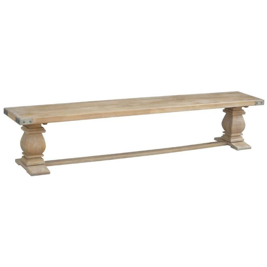 ASTI SOLID MANGO WOOD BENCH IN HONEY WASH - MyChocolateWood