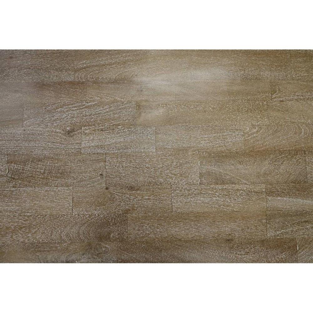 ASTI SOLID MANGO WOOD PEDESTAL COFFEE TABLE IN HONEY WASH - MyChocolateWood