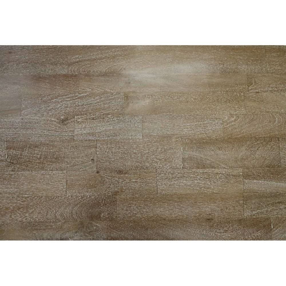 ASTI SOLID MANGO WOOD PEDESTAL COFFEE TABLE IN HONEY WASH - MyChocolateWood