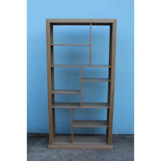 AUSTRALIAN CUSTOM-MADE RILEY TASSIE OAK HARDWOOD BOOKCASE/BOOKSHELF/ROOM DIVIDER/DISPALY UNIT - LOCALLY MADE - MyChocolateWood