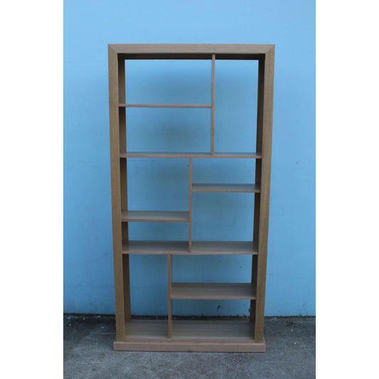 AUSTRALIAN CUSTOM-MADE RILEY TASSIE OAK HARDWOOD BOOKCASE/BOOKSHELF/ROOM DIVIDER/DISPALY UNIT - LOCALLY MADE - MyChocolateWood