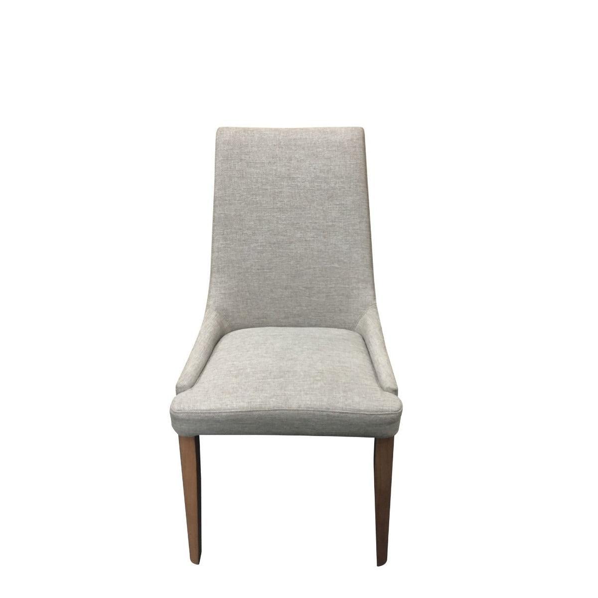 AVALON FABRIC DINING CHAIR IN TAUPE - MyChocolateWood