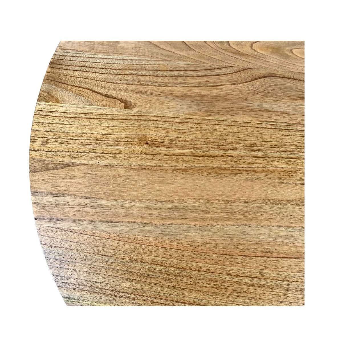 BALI SOLID MINDI WOOD TIMBER ROUND DINING TABLE 120CM - MyChocolateWood