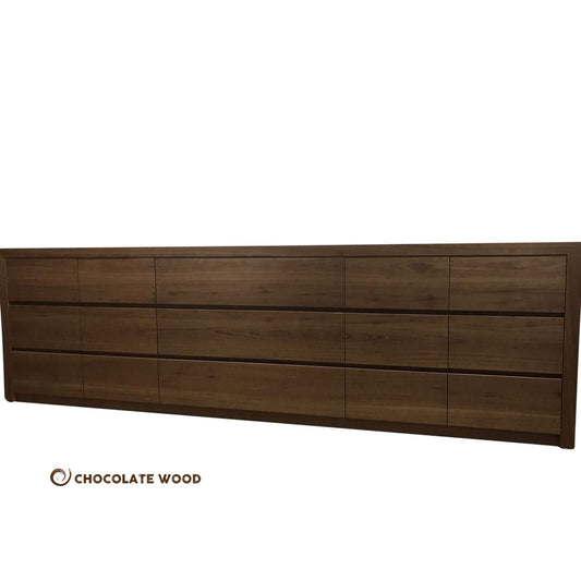 BARNEY DRESSER IN SOLID BLACKBUTT - AUSTRALIAN CUSTOM MADE - MyChocolateWood
