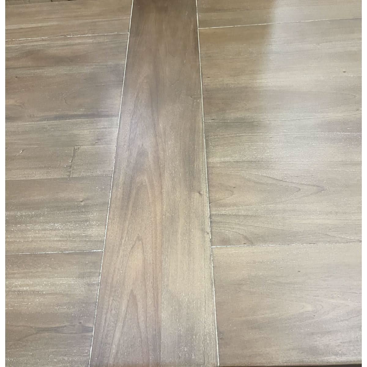 BECKETT HAMPTON STYLE SOLID MAHOGANY TRESTLE DINING TABLE IN STRAW WASH 305CM - MyChocolateWood