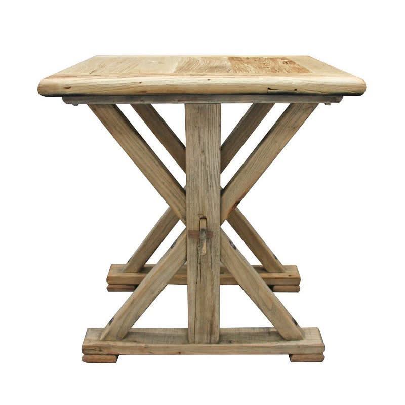 BORDEAUX LAMP TABLE/SIDE TABLE IN RECLAIMED ELM - MyChocolateWood