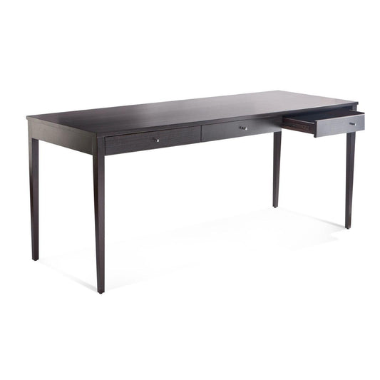 BRICE SOLID TASSIE OAK STUDY DESK WITH PENCIL STYLE DRAWERS - MyChocolateWood