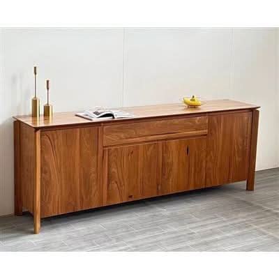 BUNGARRA MARI WOOD BUFFET/SIDEBOARD 4 DOORS 1 DRAWER - NATURAL - MyChocolateWood