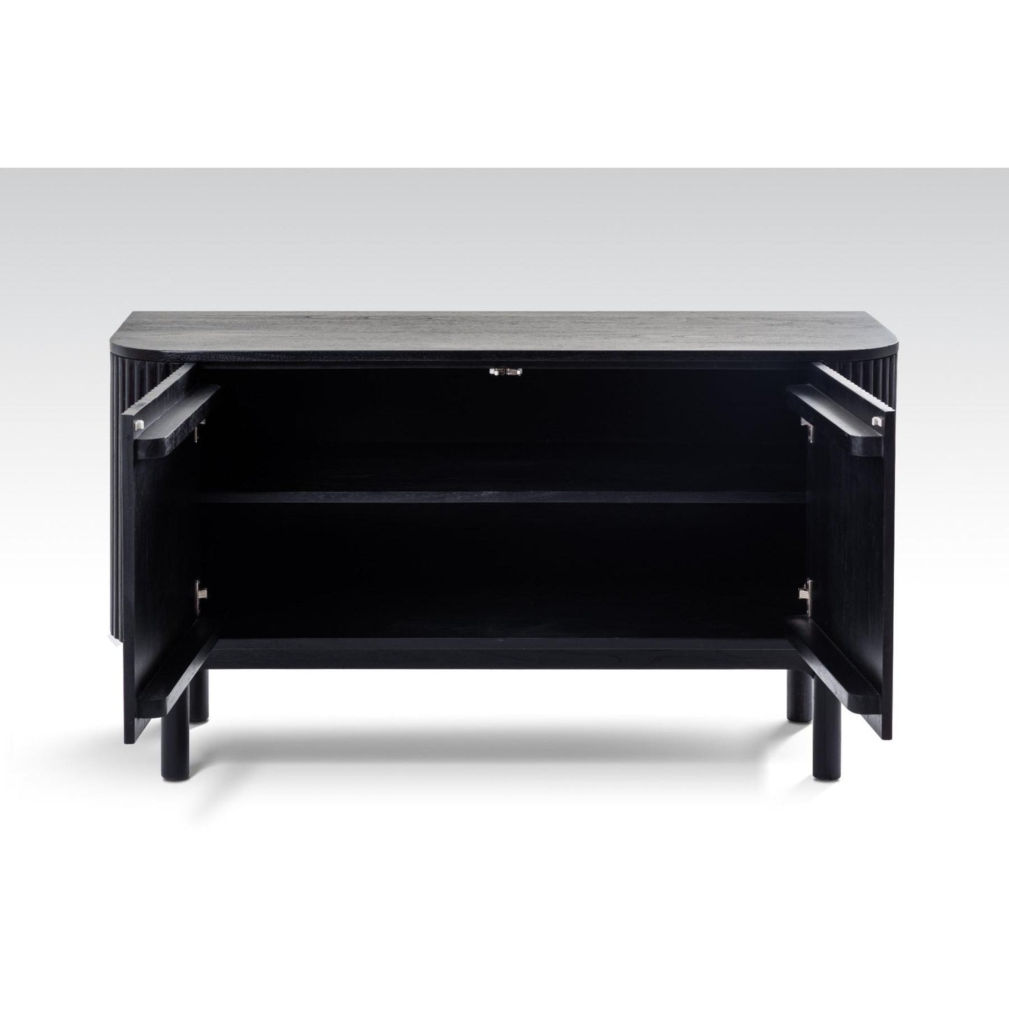 CANGGU SOLID TEAK SIDEBOARD 2 DOORS - BLACK - MyChocolateWood