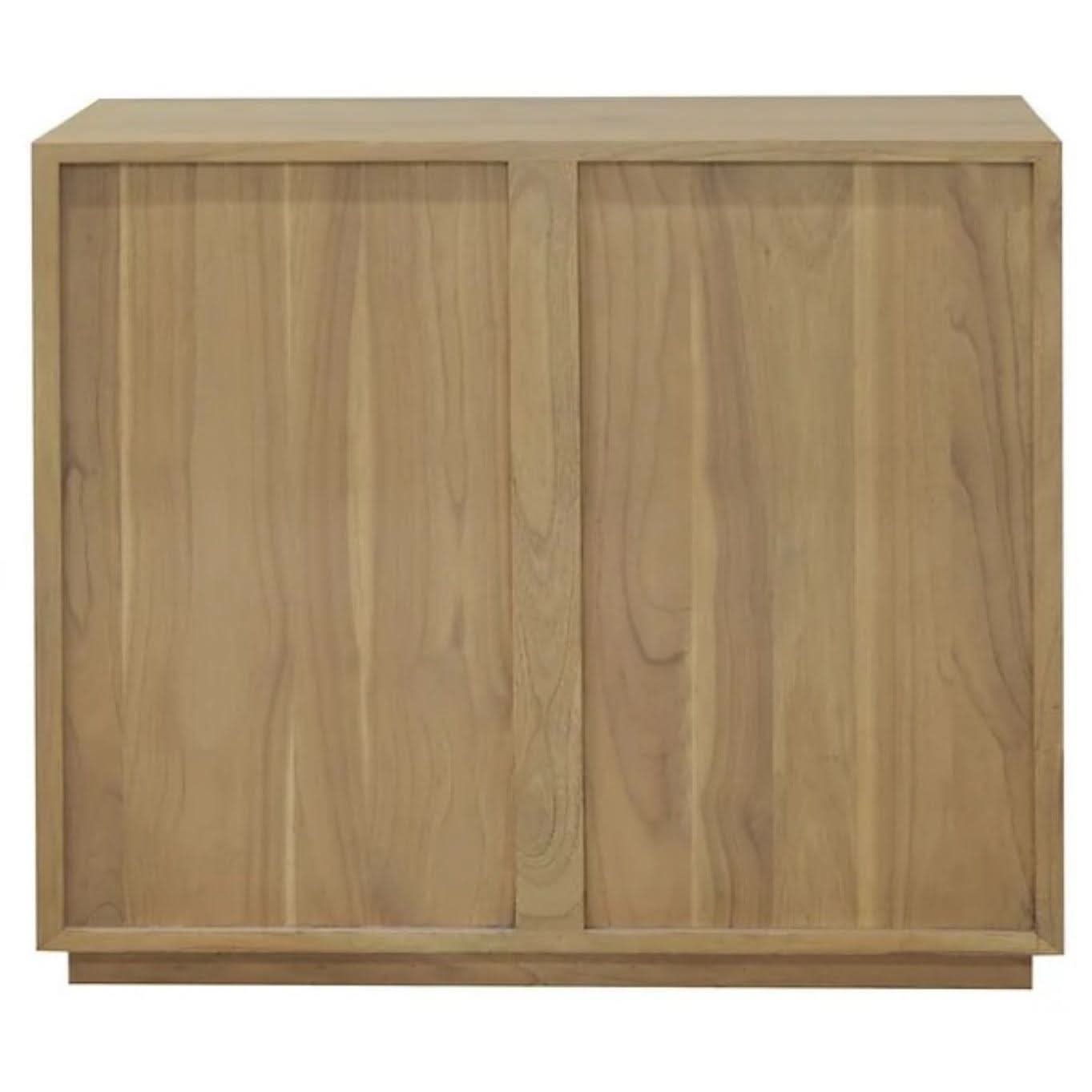 CARDEW SOLID WHITE CEDAR TIMBER 2-DOOR BUFFET IN NATURAL 92CM - MyChocolateWood