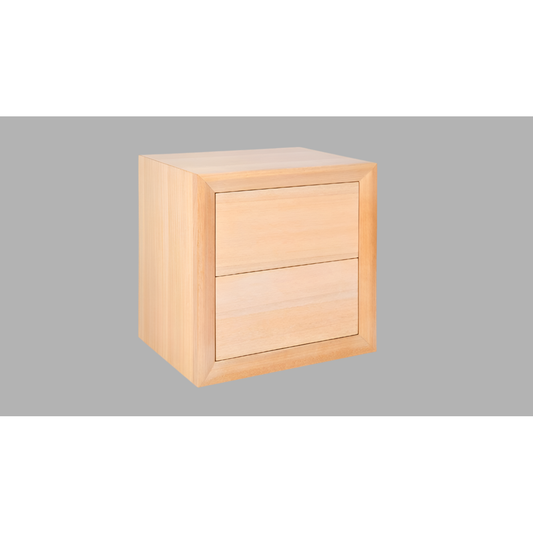 CHAUCER PINE TIMBER 2-DRAWER BEDSIDE TABLE CUSTOM MADE IN AUSTRALIA - MyChocolateWood