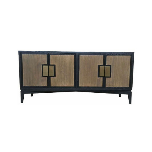 CHIKO ART DECO VINTAGE STYLE SIDEBOARD/BUFFET/TV STAND 4 DOORS - MyChocolateWood
