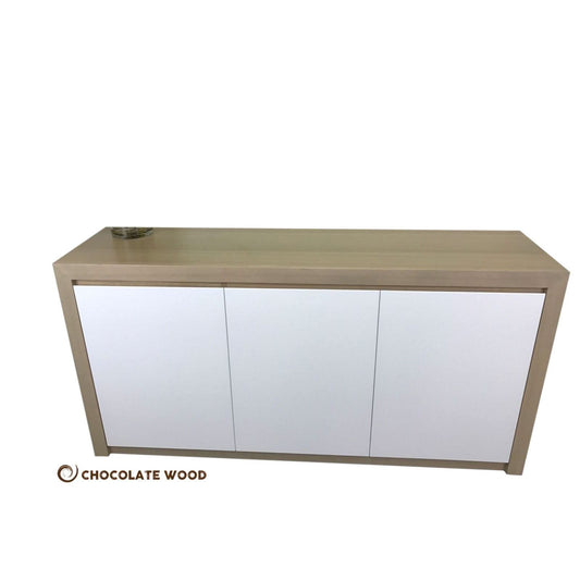 CLEARMONT TASSIE OAK BUFFET IN BEIGE WASH - CUSTOM MADE TO ORDER - MyChocolateWood
