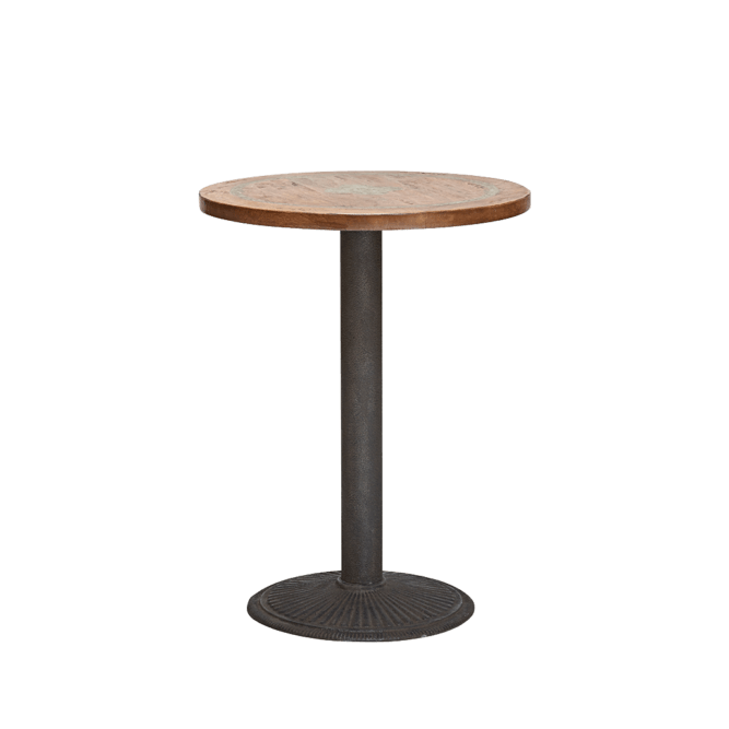 Clover Inlay Table Top 600mm Round - MyChocolateWood