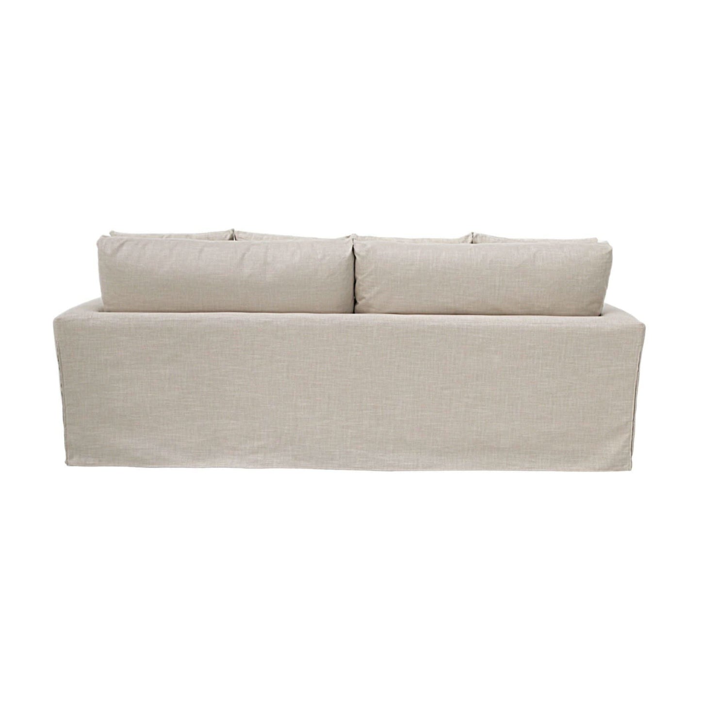 CORDELIA FABRIC SOFA IN KHAKI 236CM - MyChocolateWood
