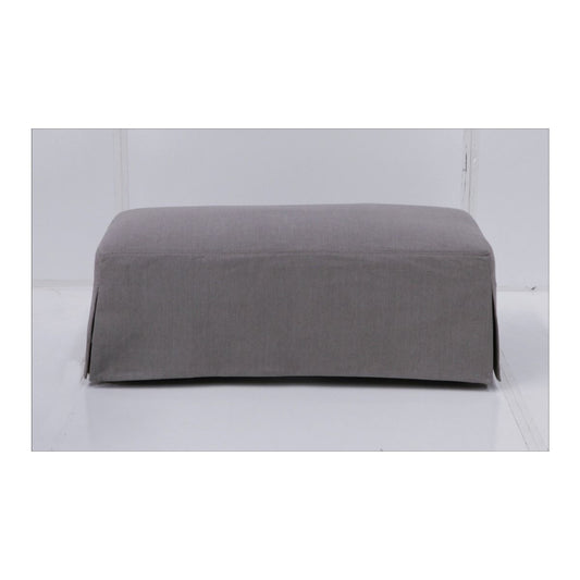 CORDELIA HAMPTON STYLE OTTOMAN IN SLATE - MyChocolateWood