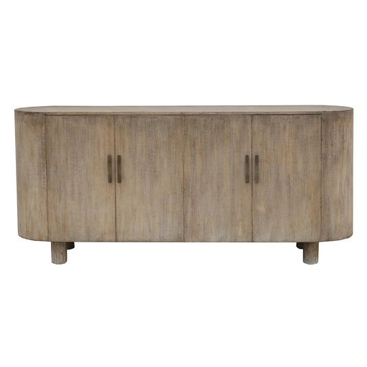 EATON SOLID POPLAR TIMBER SIDEBOARD/BUFFET NATURAL - MyChocolateWood