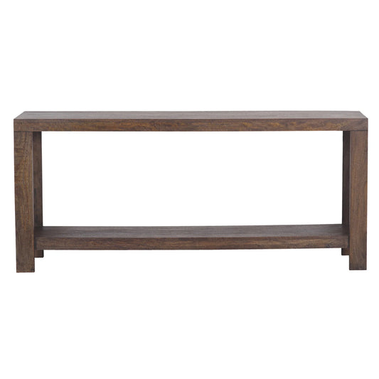 ELDRIDGE CONSOLE TABLE/HALL TABLE IN MINDI WOOD HONEY BROWN - MyChocolateWood