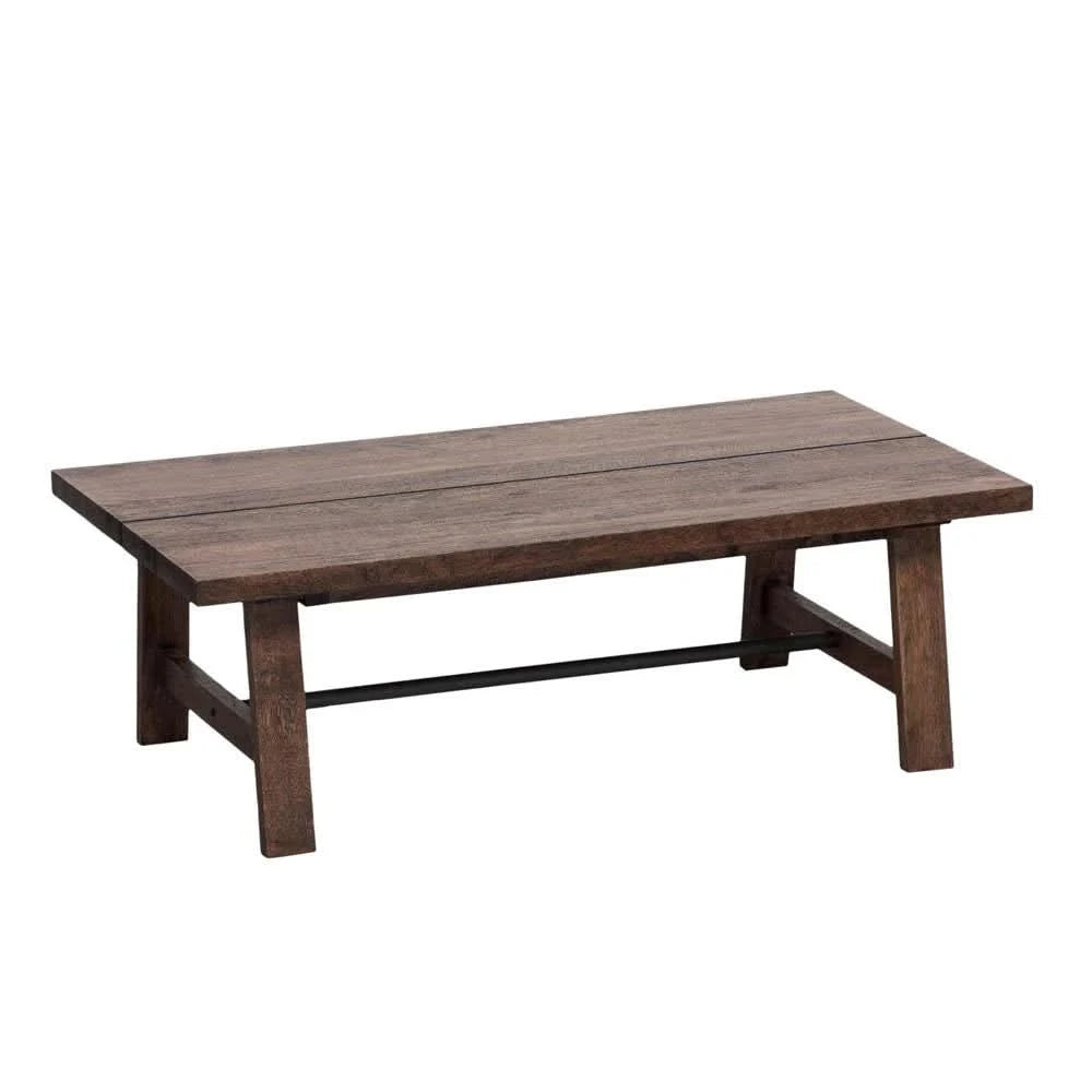 ELDRIDGE FARMERS COFFEE TABLE IN MINDI WOOD HONEY BROWN - MyChocolateWood