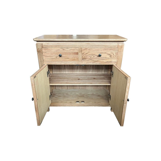 ELLA SOLID OAK BUFFET/SIDEBOARD 2 DOORS & 2 DRAWERS NATURAL - MyChocolateWood