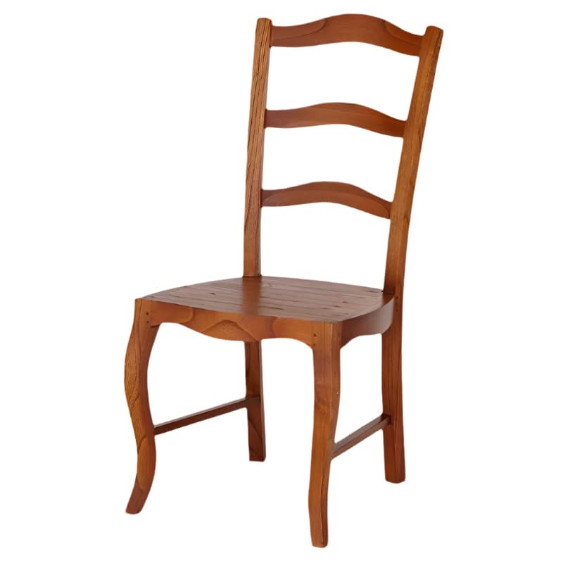 ELODIE DINING CHAIR IN SOLID MAHOGANY - LIGHT PECAN - MyChocolateWood