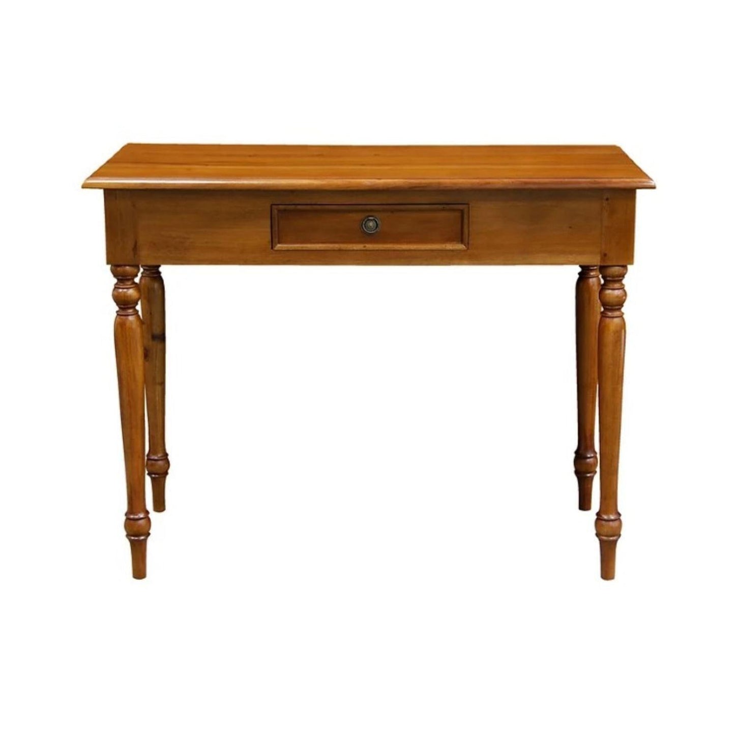 EMERY SOLID MAHOGANY TIMBER HALL TABLE/CONSOLE TABLE LIGHT PECAN - 100CM - MyChocolateWood