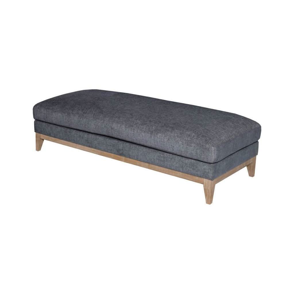 FREYA LARGE OTTOMAN IN DARK GREY - MyChocolateWood
