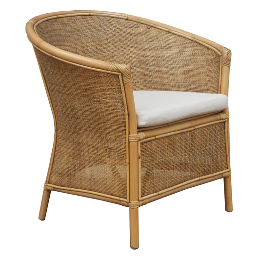 GALILEO RATTAN ARMCHAIR LOUNGE CHAIR - MyChocolateWood