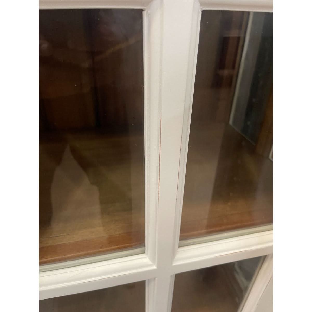 GENEVA HAMPTON STYLE 2 TONE KITCHEN CABINET WITH 2 DOORS 2 DRAWERS & 3 OPEN SHELVES - MyChocolateWood