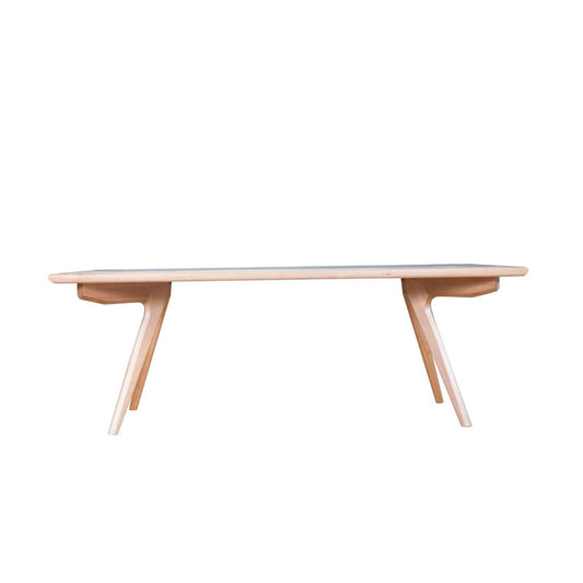 GRANVILLE TASSIE OAK RECTANGULAR DINING TABLE 180CM - MyChocolateWood